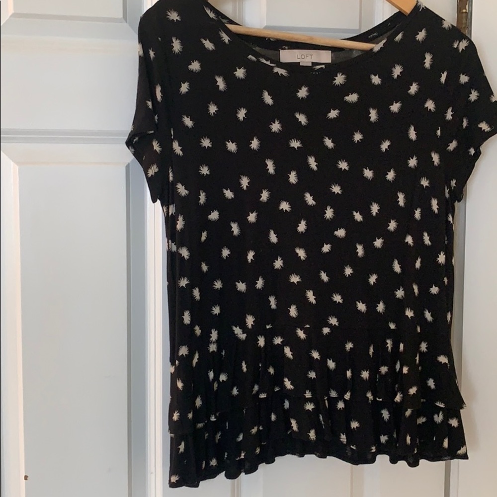 Cute Loft Peplum Top